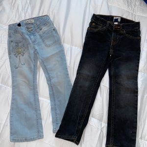 Girls Denim Jeans (2 pairs)